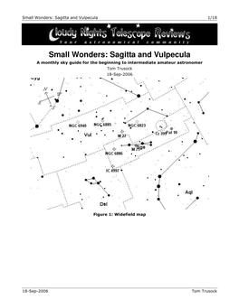 Small Wonders: Sagitta and Vulpecula 1/18