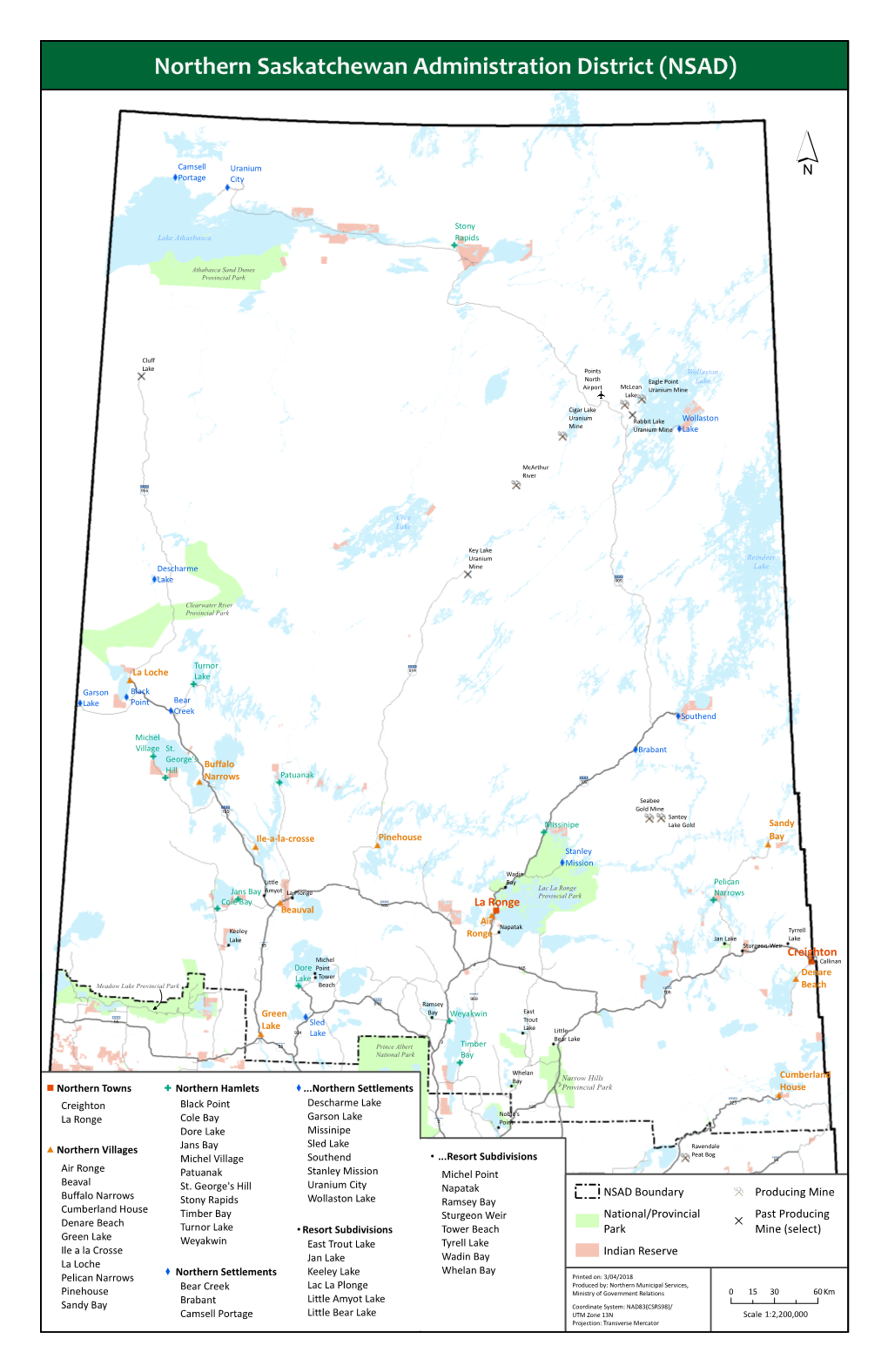 Northern Saskatchewan Administration District (NSAD)
