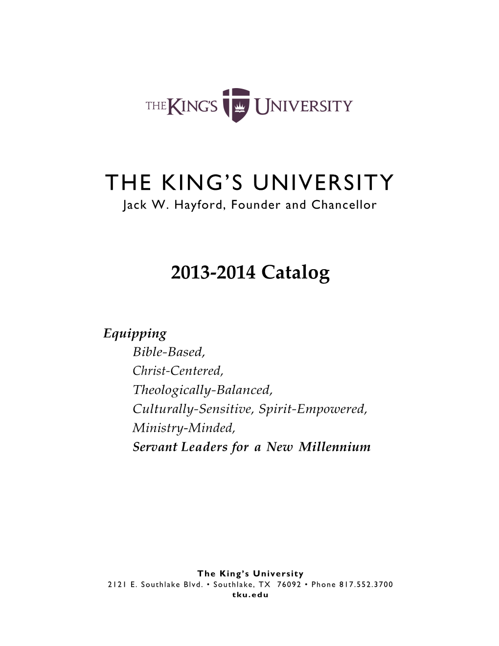 The King's University