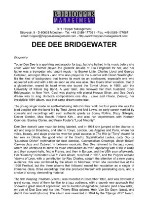 Dee Dee Bridgewater