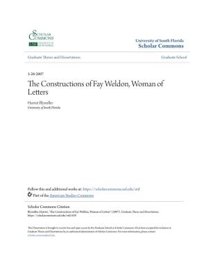 The Constructions of Fay Weldon, Woman of Letters