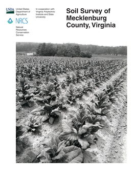 Soil Survey of Mecklenburg County, Virginia
