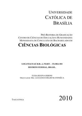 Católica De Brasília Ciências Biológicas