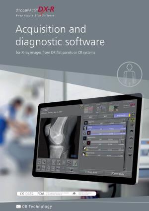 Brochure X-Ray and Aquisition Software Dicompacs DX-R For