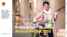 Stora Enso Annual Report 2018 Governance Contents Strategy Annual Report 2018 Strategy Strategy Strategy Strategy