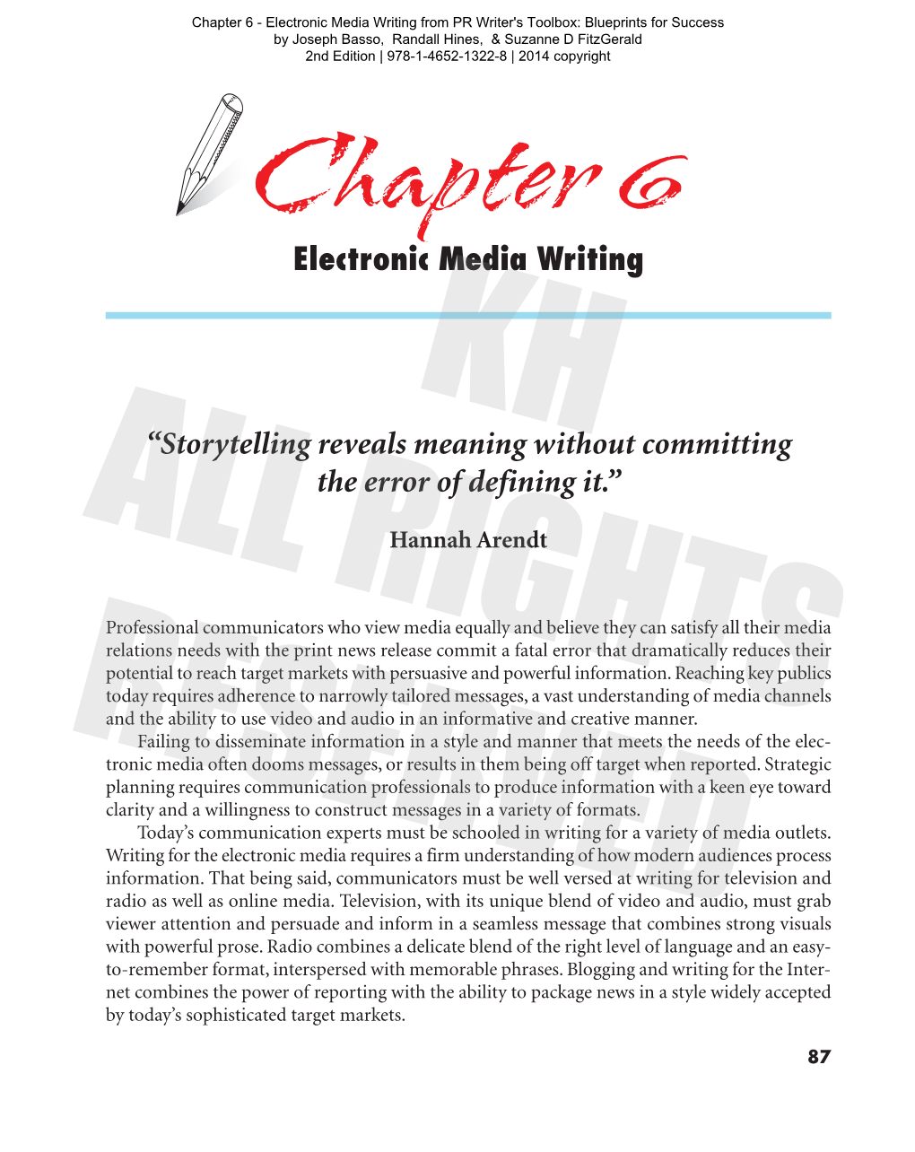 Electronic Media Writing