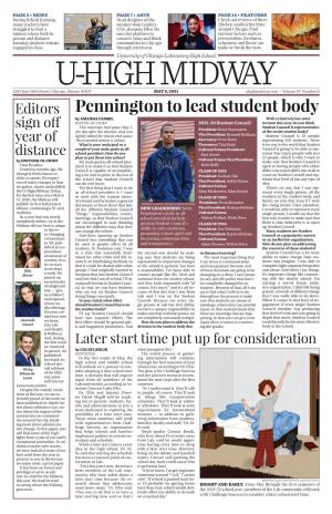 Pennington to Lead Student Body