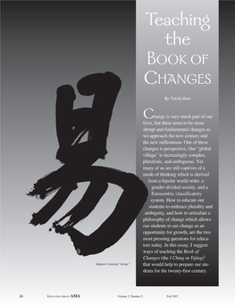 Teaching the BOOK of CHANGES