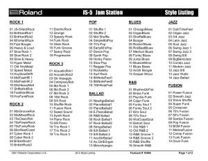 PTSVNWU JS-5 Jam Station Style Listing