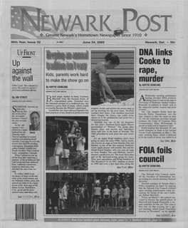 DNA Links Cooke to Rape, Murder FOIA Foils Council