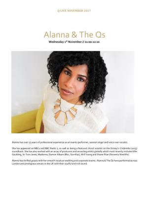 Alanna & the Qs
