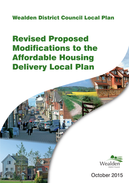 Revised Proposed Modifications to the Affordable Housing Delivery Local Plan