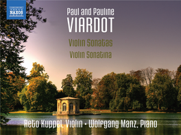 Pauline VIARDOT Violin Sonatas Violin Sonatina