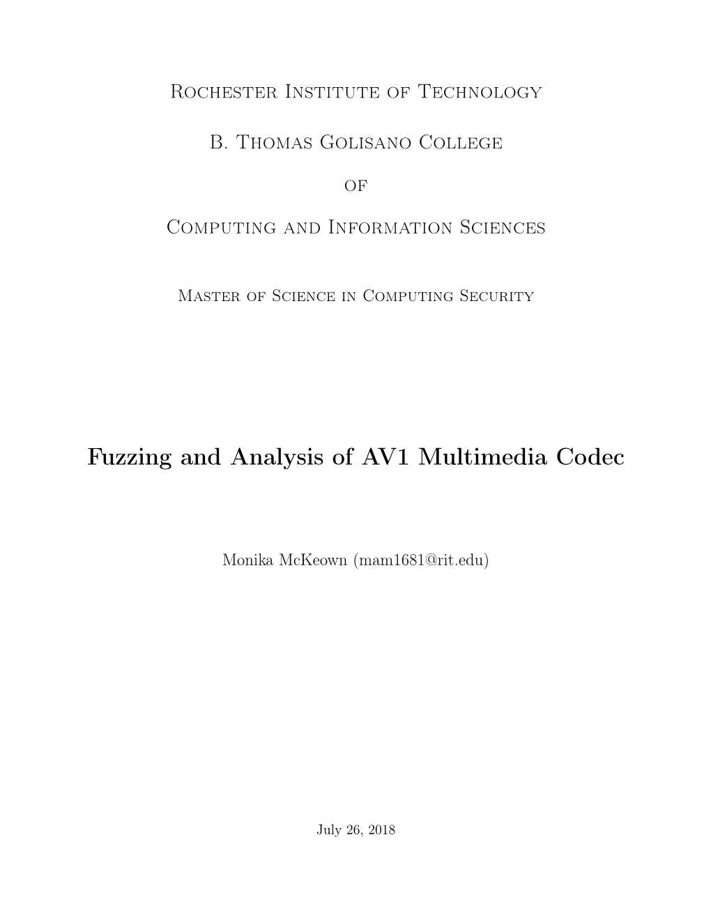 Fuzzing and Analysis of AV1 Multimedia Codec