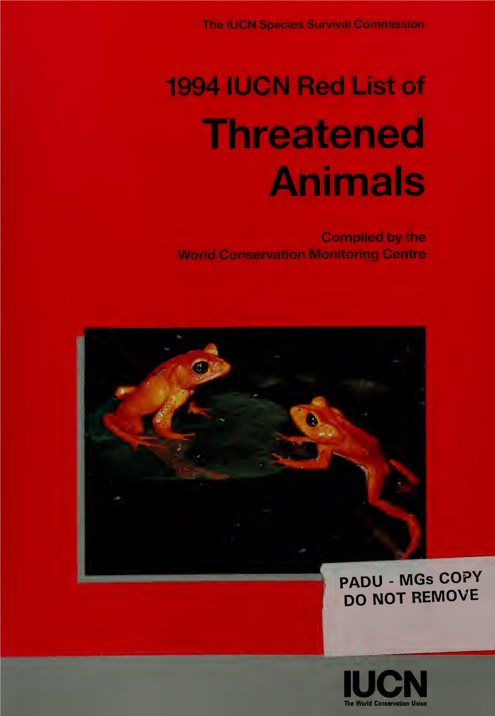 1994 IUCN Red List of Threatened Animals