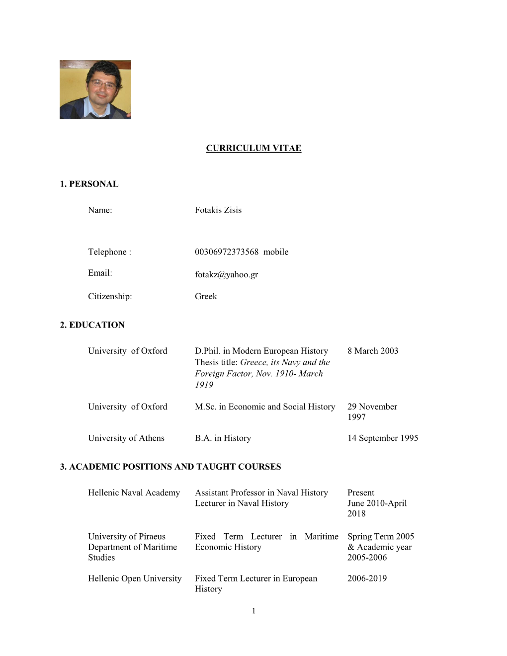 Curriculum Vitae