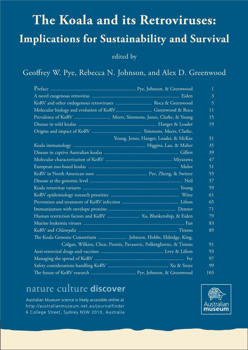 Koala Retrovirus in Free-Ranging Populations—Prevalence