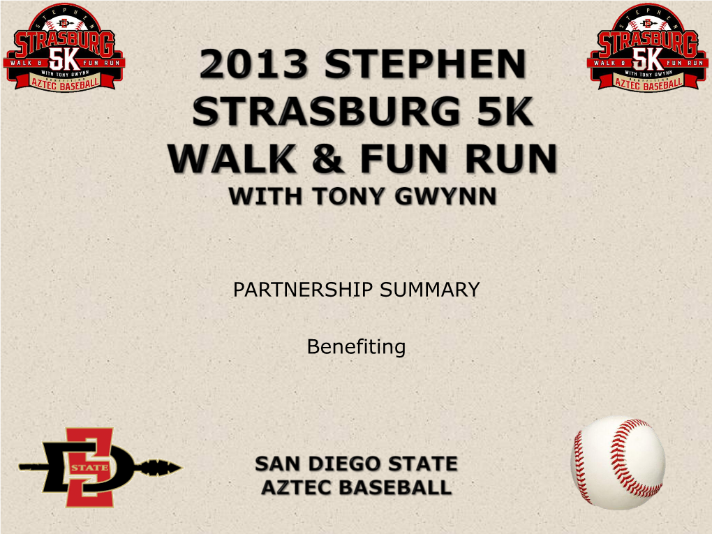 2013 Stephen Strasburg 5K Walk