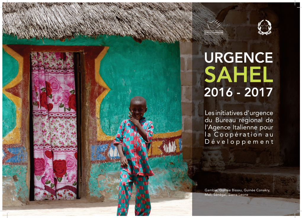 Urgence Sahel 2016 - 2017