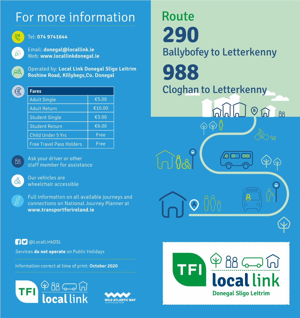 Route 290 Ballybofey to Letterkenny