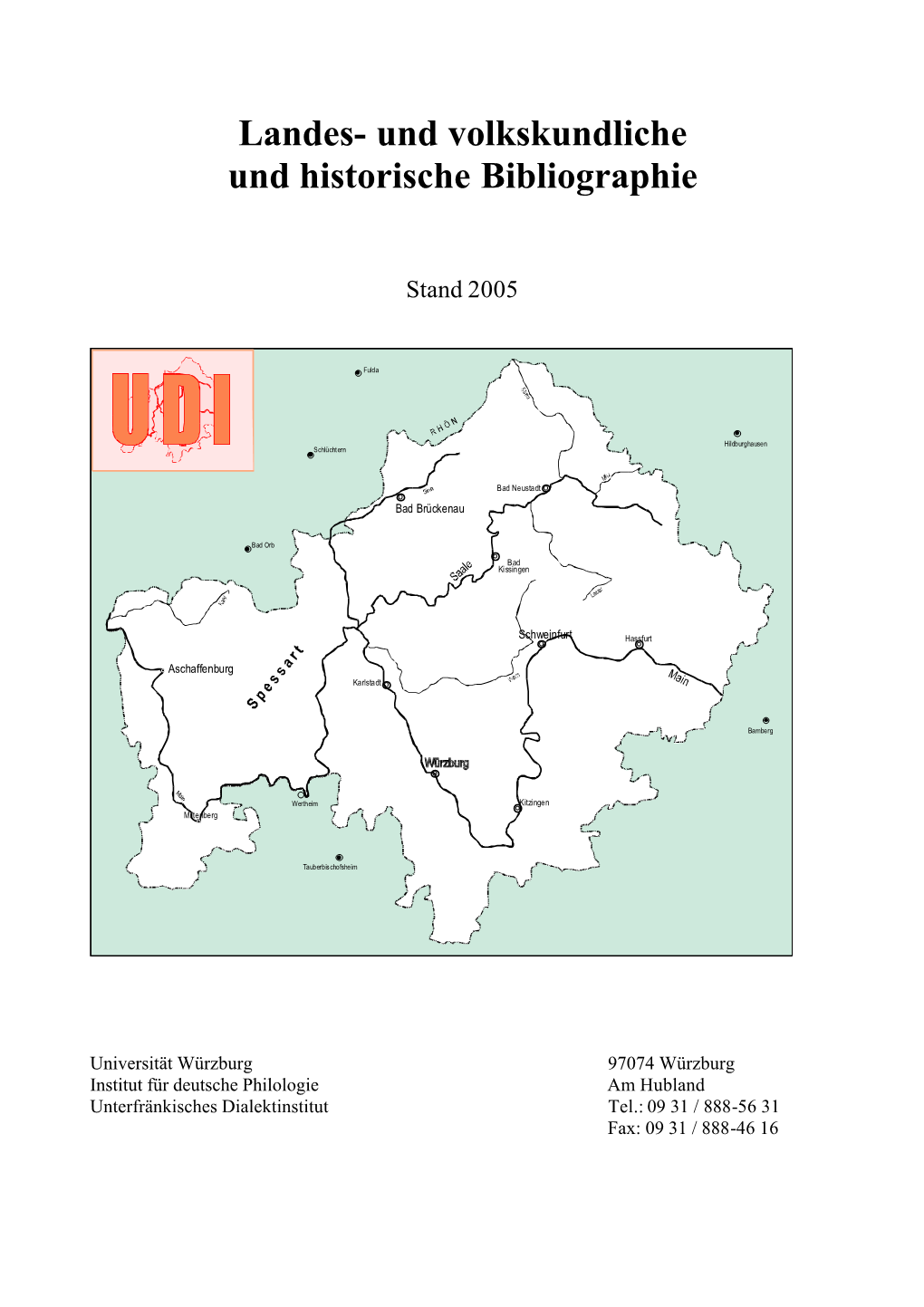 Landes- Und Volkskundliche Und Historische Bibliographie