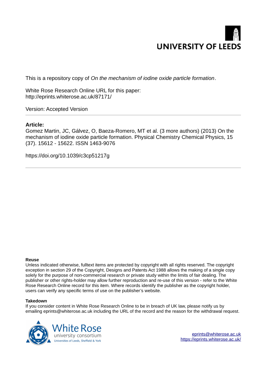 On the Mechanism of Iodine Oxide Particle Formation