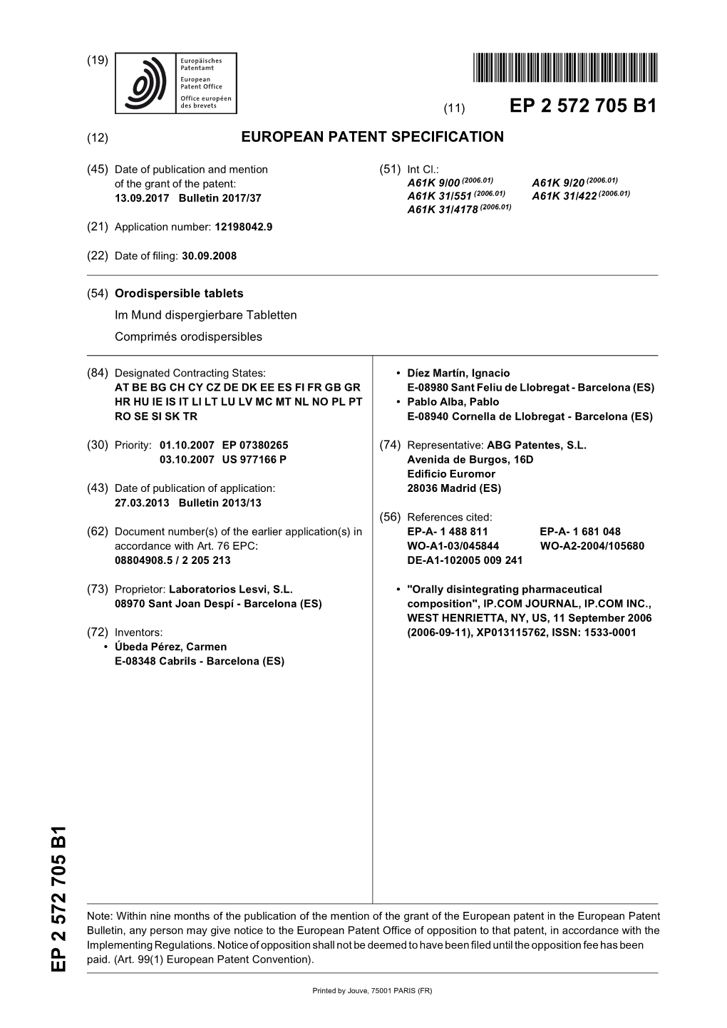 Orodispersible Tablets Im Mund Dispergierbare Tabletten Comprimés Orodispersibles