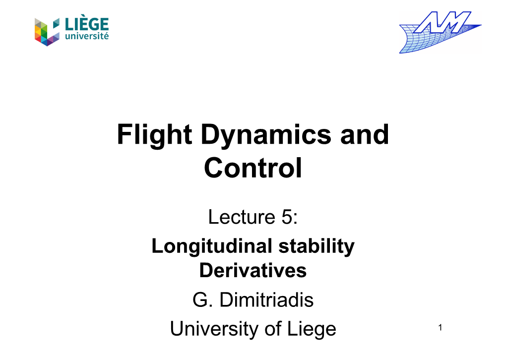 05 Longitudinal Stability Derivatives