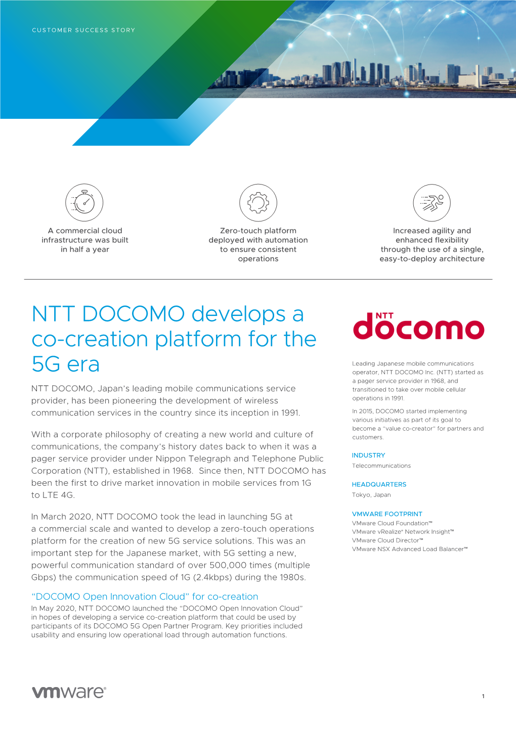 NTT DOCOMO Develops a Co-Creation Platform for The