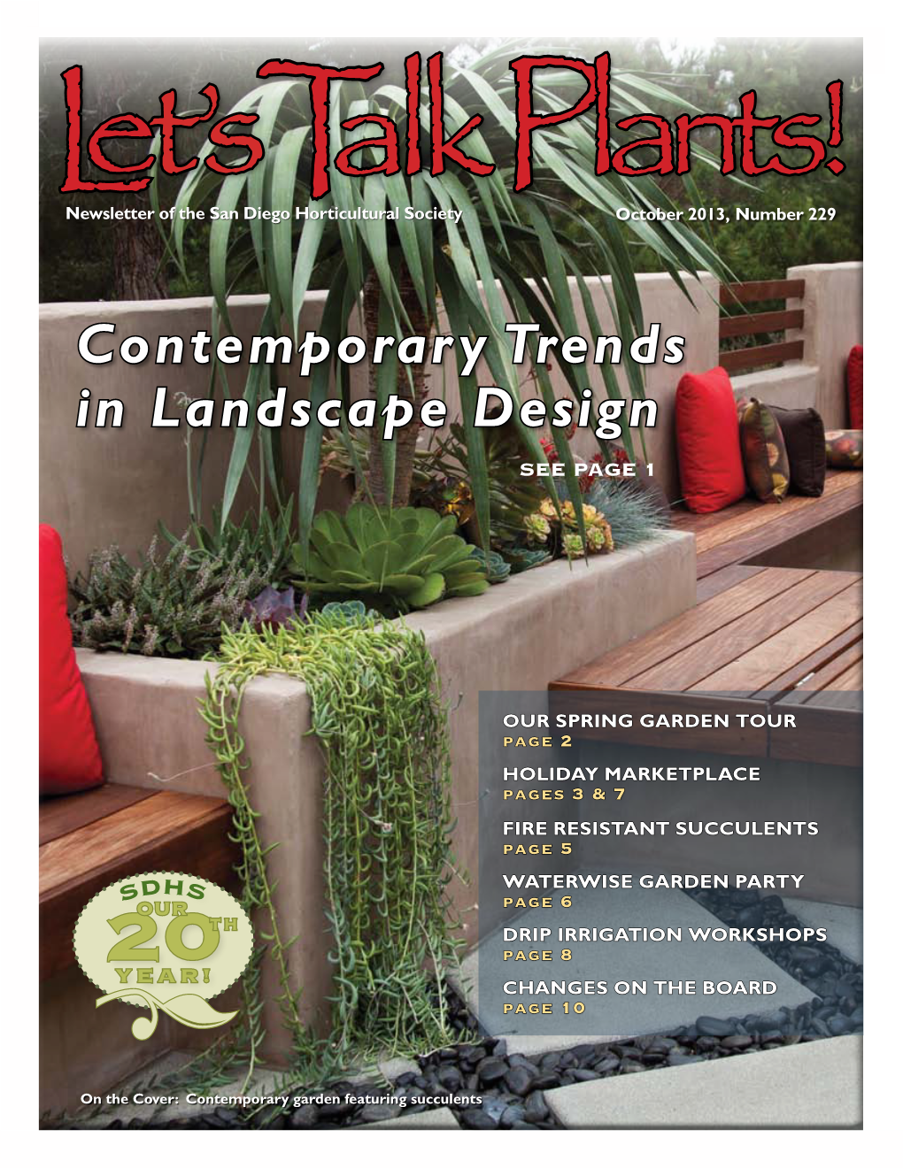 Contemporary Trends in Landscape Design See Page 1