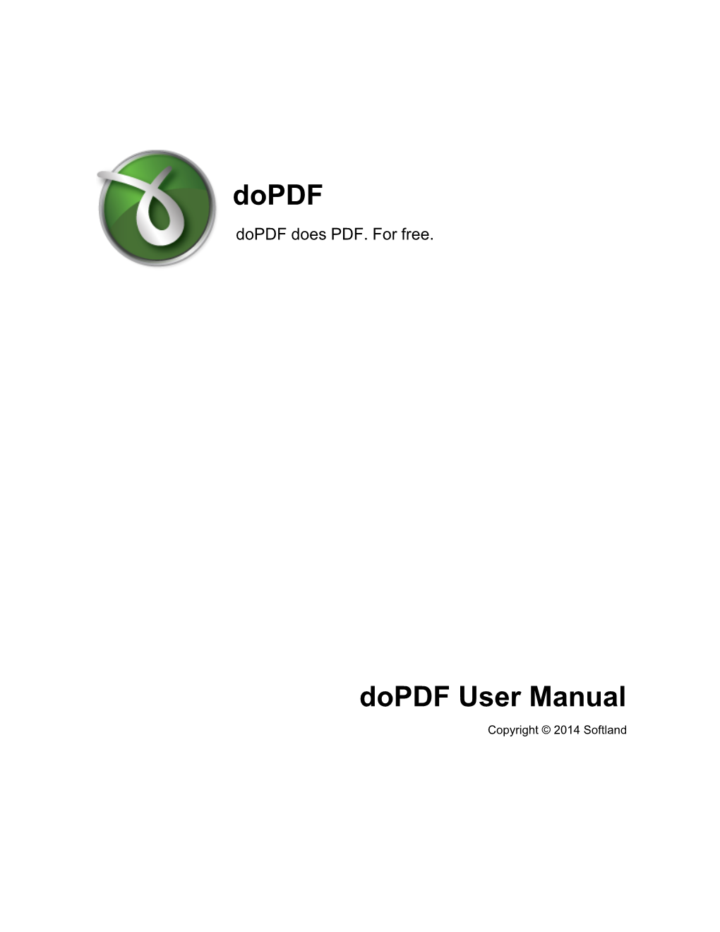 Dopdf Does PDF. for Free