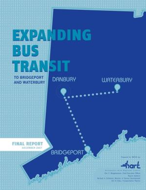 HART Bridgeport-Waterbury Bus Study