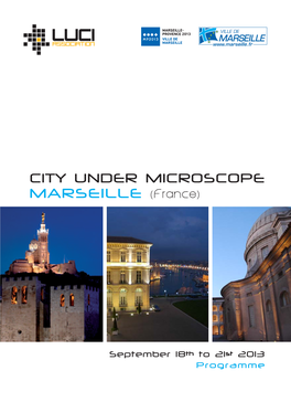 CITY UNDER MICROSCOPE MARSEILLE (France)