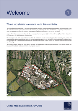 Presentation of the Vision and Masterplan for Land at Osney Mead