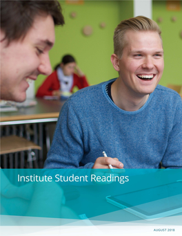 Institute Student Readings