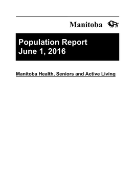 Population Report June 1, 2016