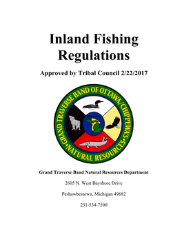 Inland Fishing Regulations