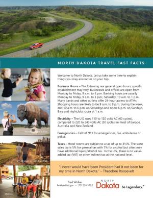 Travel Fast Facts
