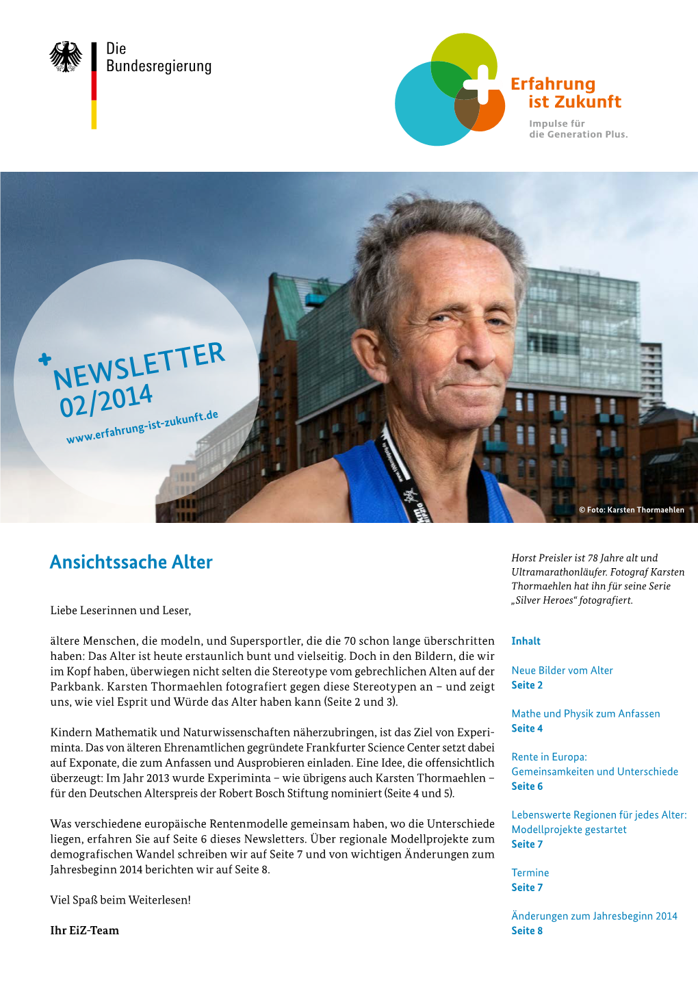 Erfahrung Ist Zukunft – Newsletter 02/2014