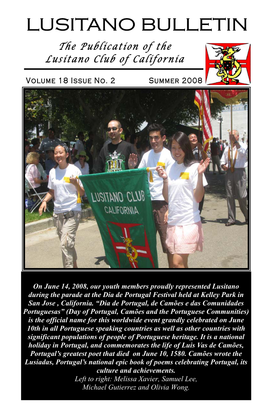 2008 Summer Lusitano Bulletin