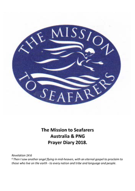 The Mission to Seafarers Australia & PNG Prayer Diary 2018