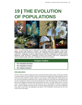 The Evolution of Populations 501