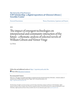 The Impact of Emergent Technologies On