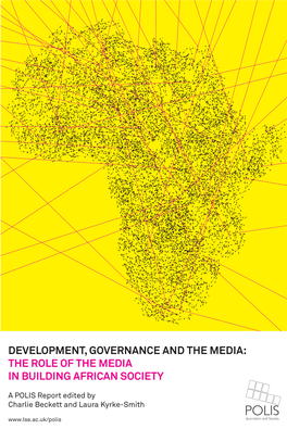 The Role of the Media in Building African Society’