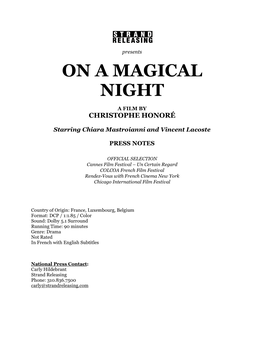 On a Magical Night