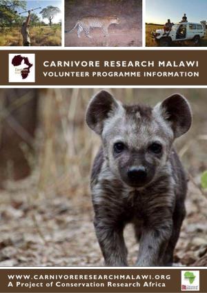 Carnivore Research Malawi