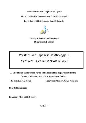 Western and Japanese Mythology in Fullmetal Alchemist Brotherhood