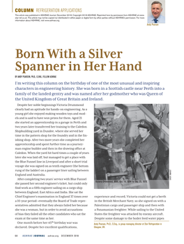 Born with a Silver Spanner in Her Hand