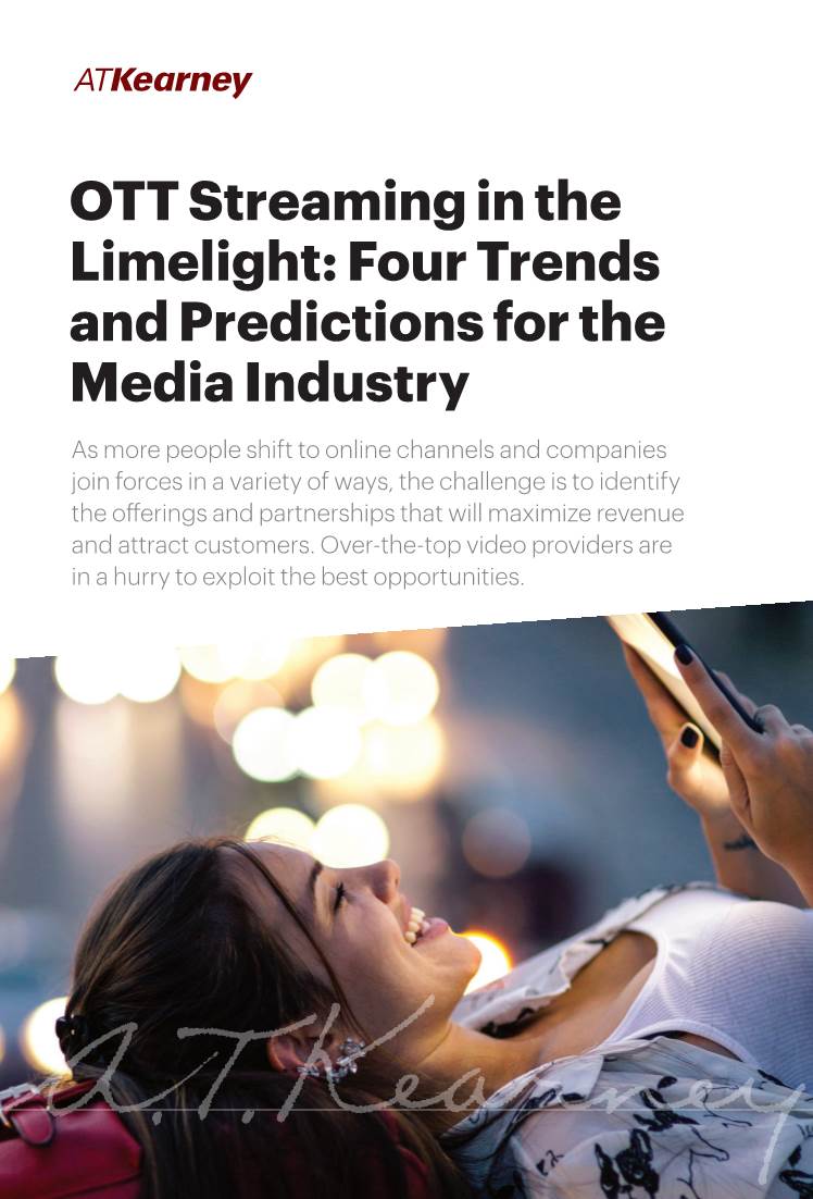 OTT Streaming in the Limelight: Four Trends and Predictions for the Media Industry