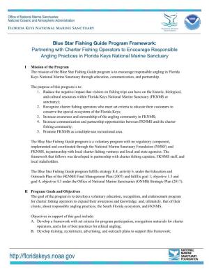 Blue Star Fishing Guide Program Framework